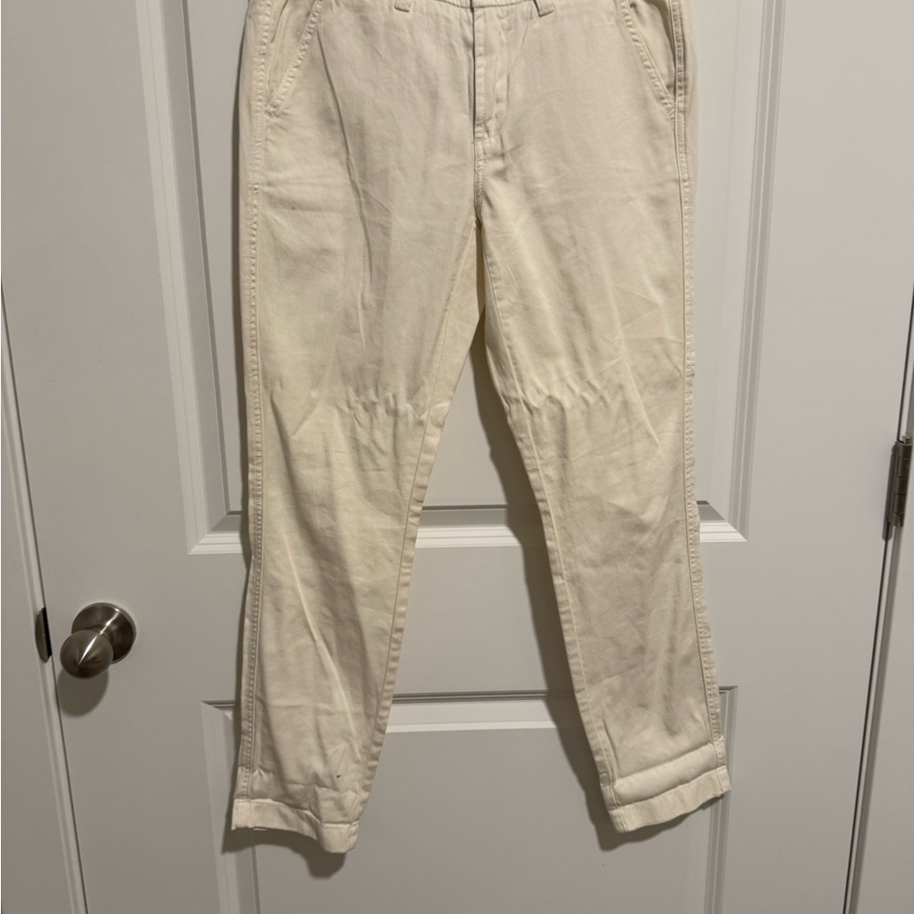 J. Crew Chino Pants in Cream